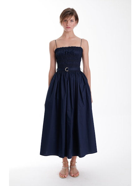 Karina Grimaldi Panama Maxi Dress in Navy Poppy's of Atlanta Karina Grimaldi Panama Maxi Dress in Navy Poppy's of Atlanta
