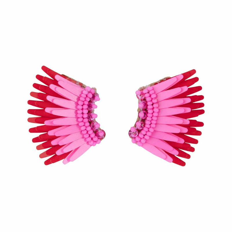 Mini Madeline Earrings in Raspberry Multi