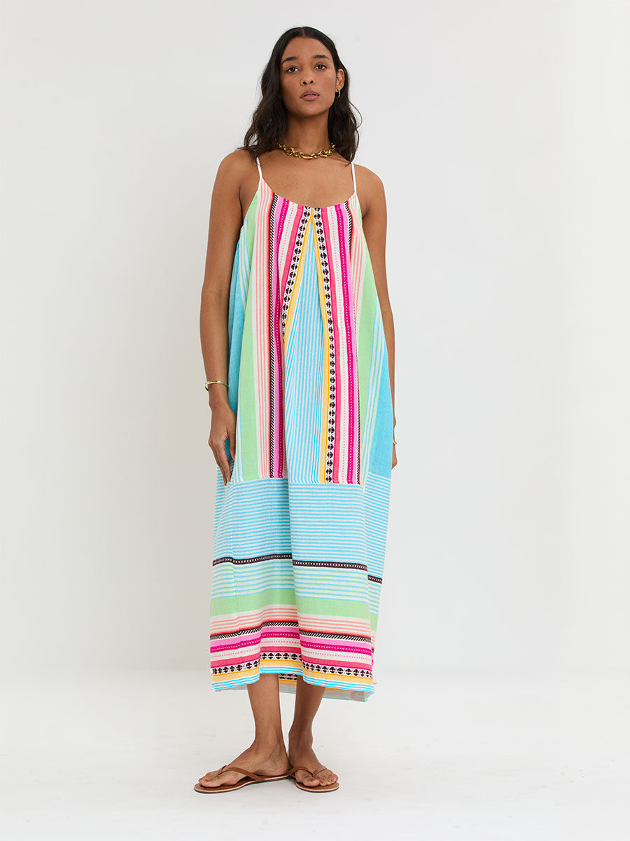green emerald velvet dress Nia Slip Dress in Beali Festival
