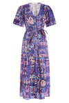 Noa Dress in Violet Tile *FINAL SALE*