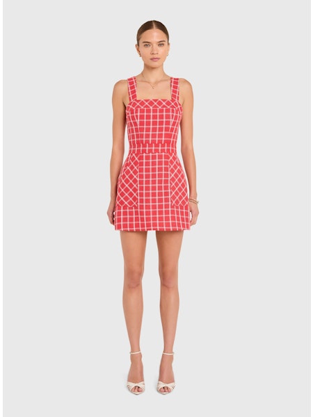 Ace Dress in Red - RED / L