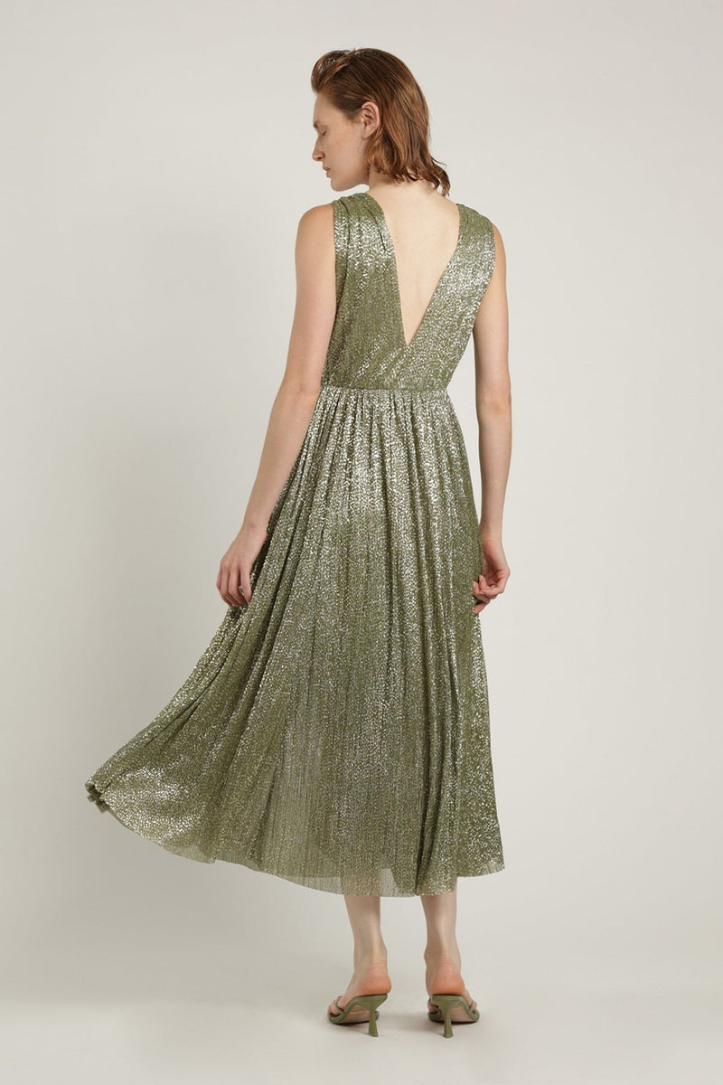 Gloriosa Dress in Olive Green