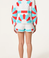 Mateo Short in Quilted Daisy *FINAL SALE*