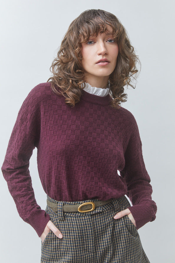 Picola Sweater in Prune
