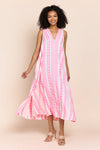 Tesu Dress in Neon Pink