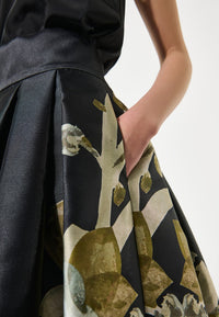 Albis Skirt in Lotus Black