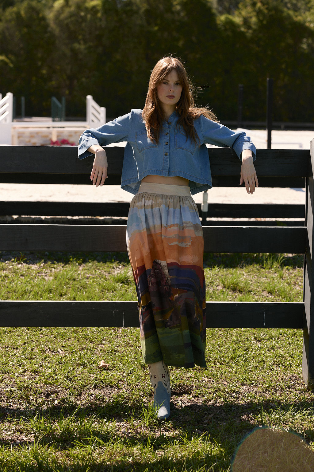 Kit Skirt in Field Study