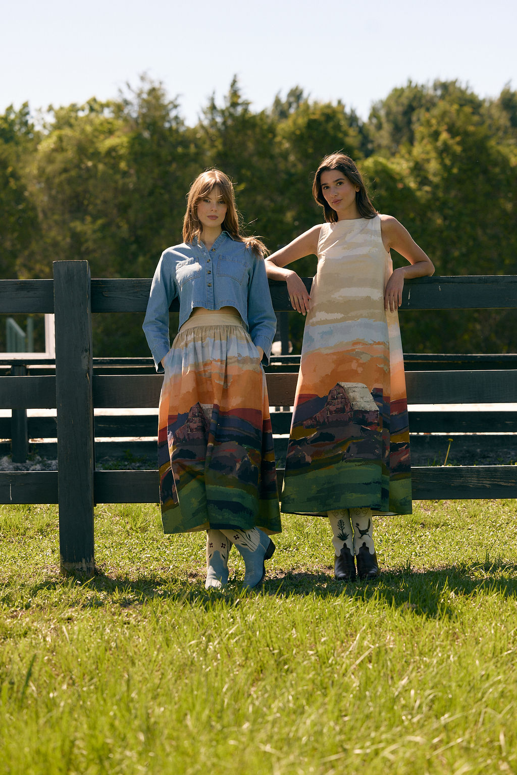 Kit Skirt in Field Study