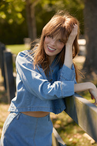 Megs Top in Denim
