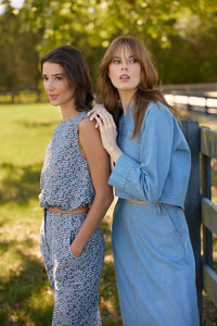 Megs Top in Denim
