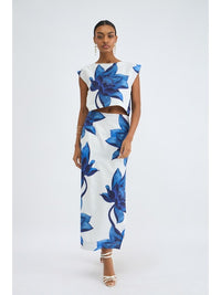 Aspen Skirt in Lotus Indigo