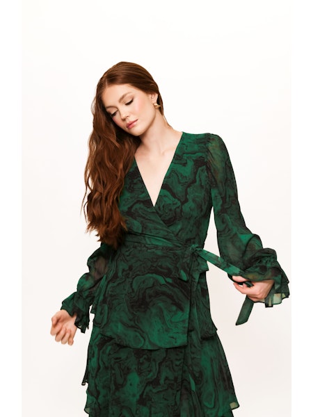 10779-hutch-bardot-wrap-style-tiered-skirt-with-slit-maxi-dress-emerald-marble-swirl-1