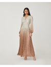 Alina Ombre Gown in Champagne/Rose Gold Ombre