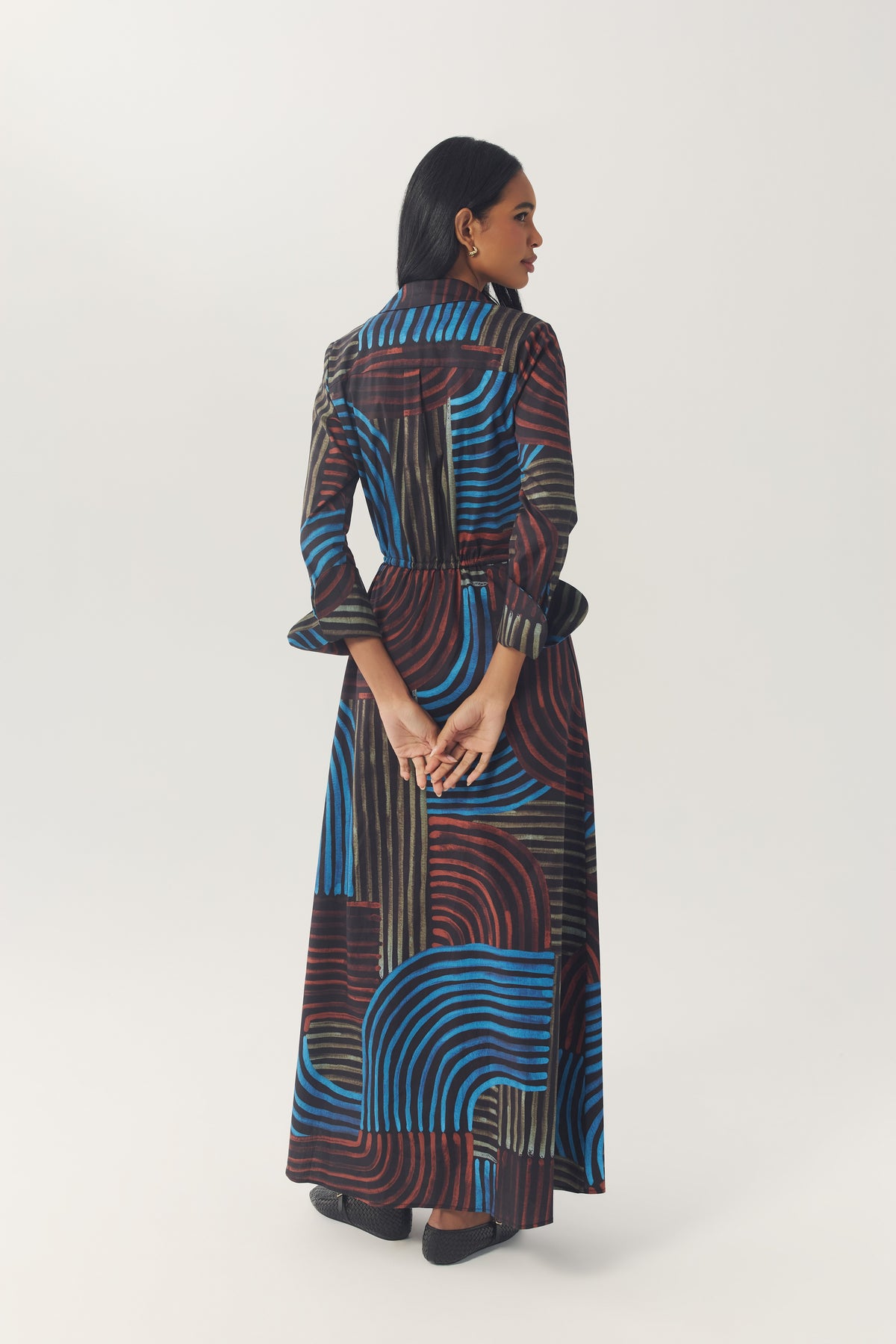 11830530D-Hutch-cory-dress-black-multi-1