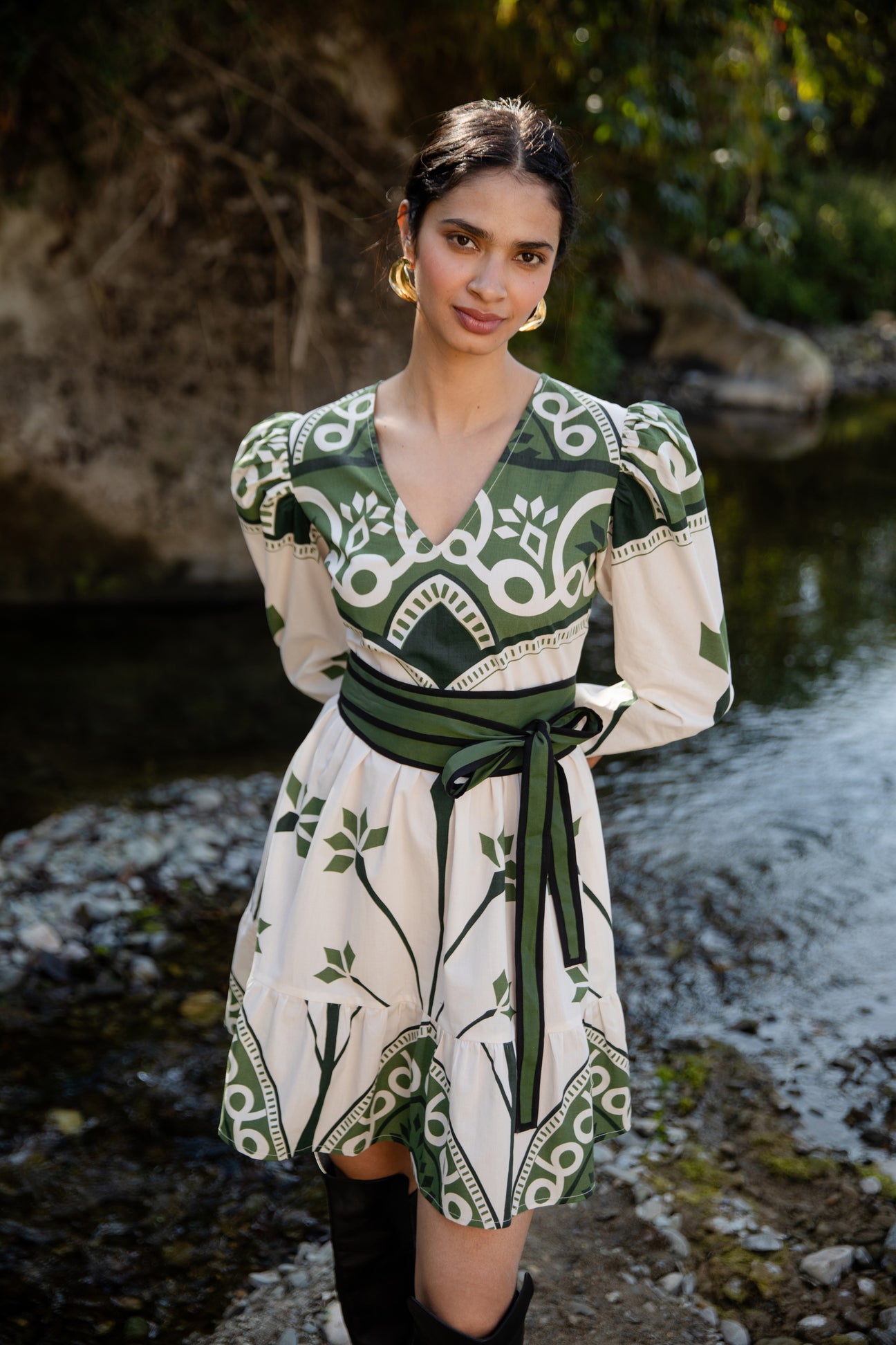 1198-beyond-by-vera-1198-heidi-dress-in-awakening-green-2