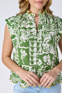 Fritzy Top in Gardener