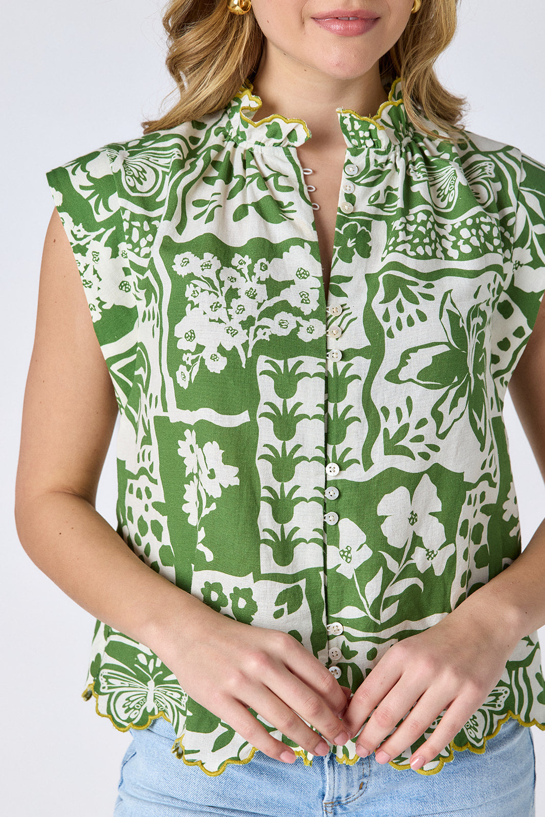 Fritzy Top in Gardener