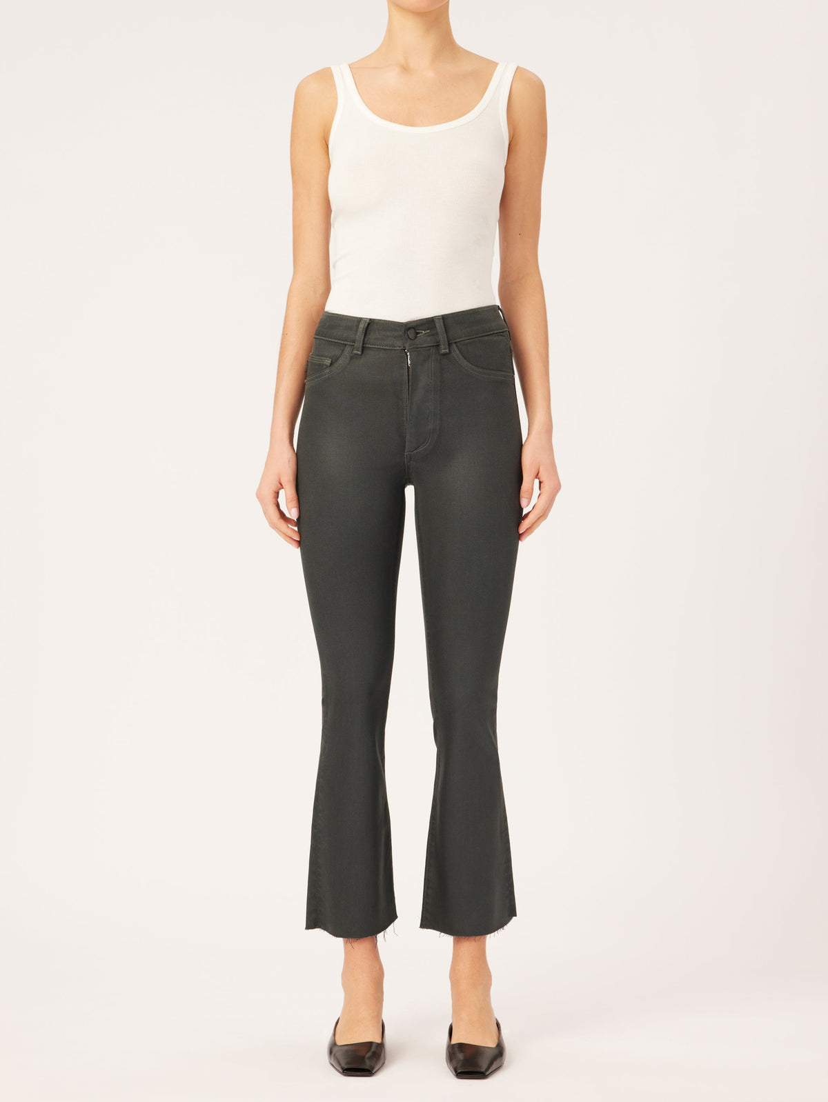 Bridget High Rise Jean in Deep Pine
