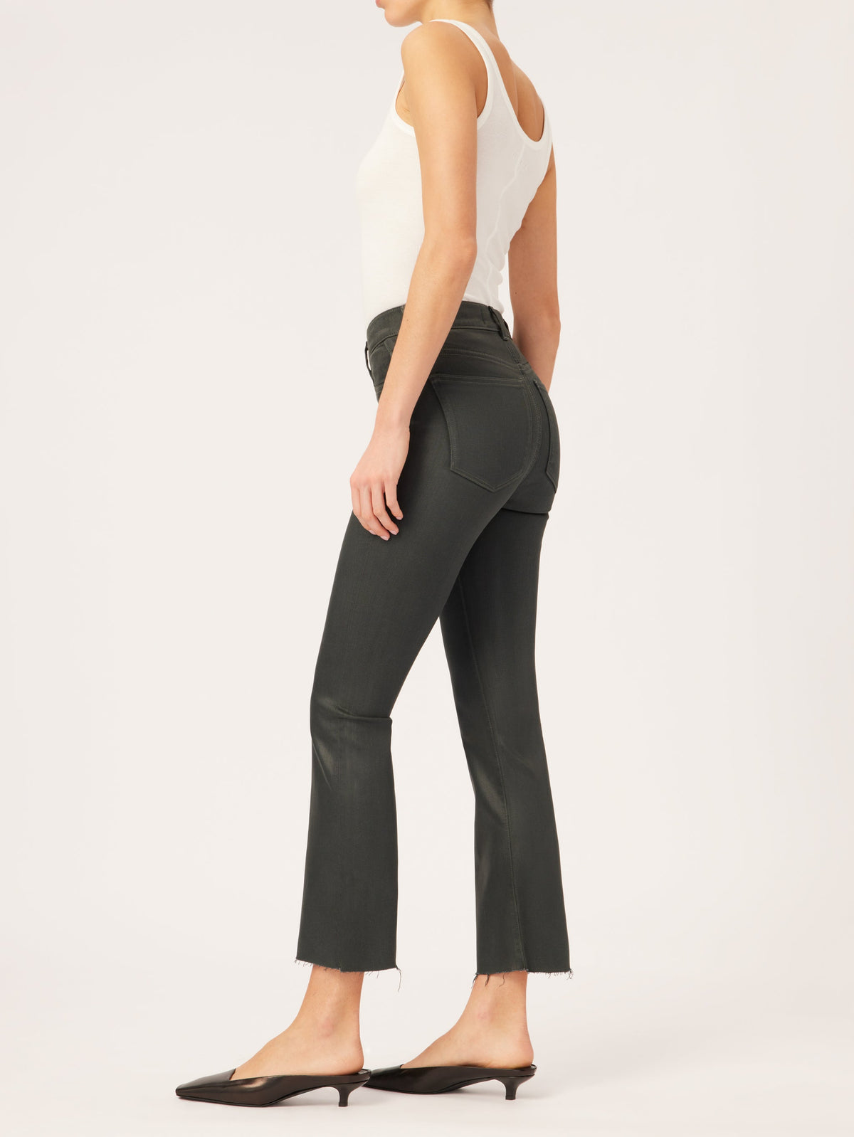 Bridget High Rise Jean in Deep Pine