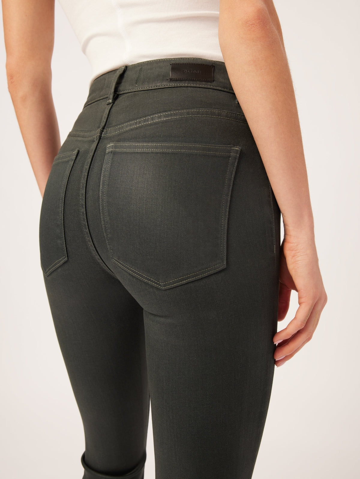 Bridget High Rise Jean in Deep Pine