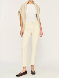 Bridget Cropped Jean in Flax