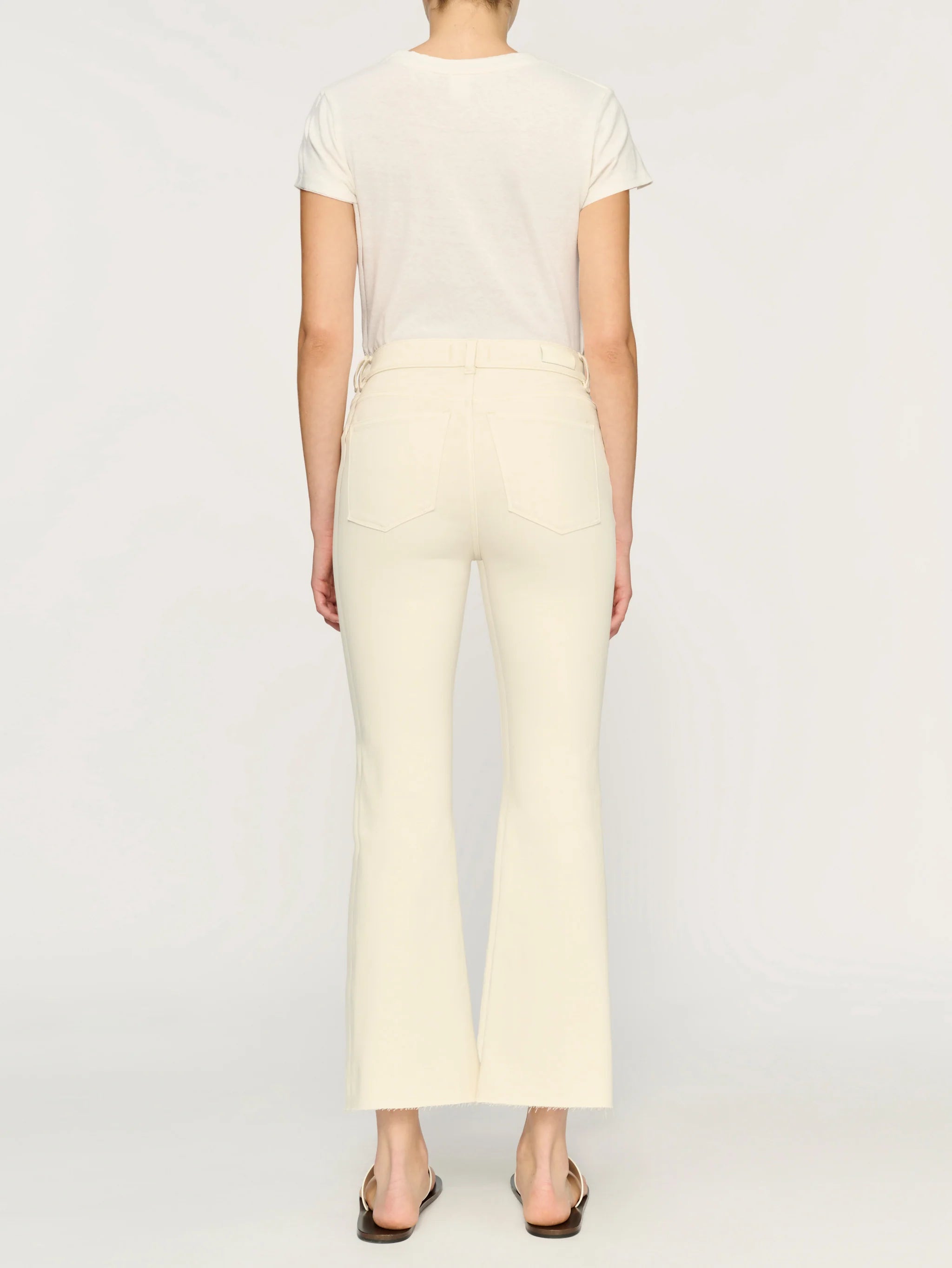 Bridget Cropped Jean in Flax