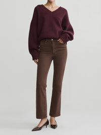 Halle Straight High Rise Instasculpt™ 29" Jean in Brownstone