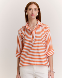 1610734-hinson-wu-aileen-3-4-length-sleeve-stripe-gingham-combo-top-in-tangerine-white-1