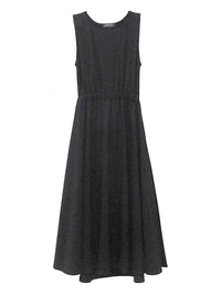 Open-back Dress in Black