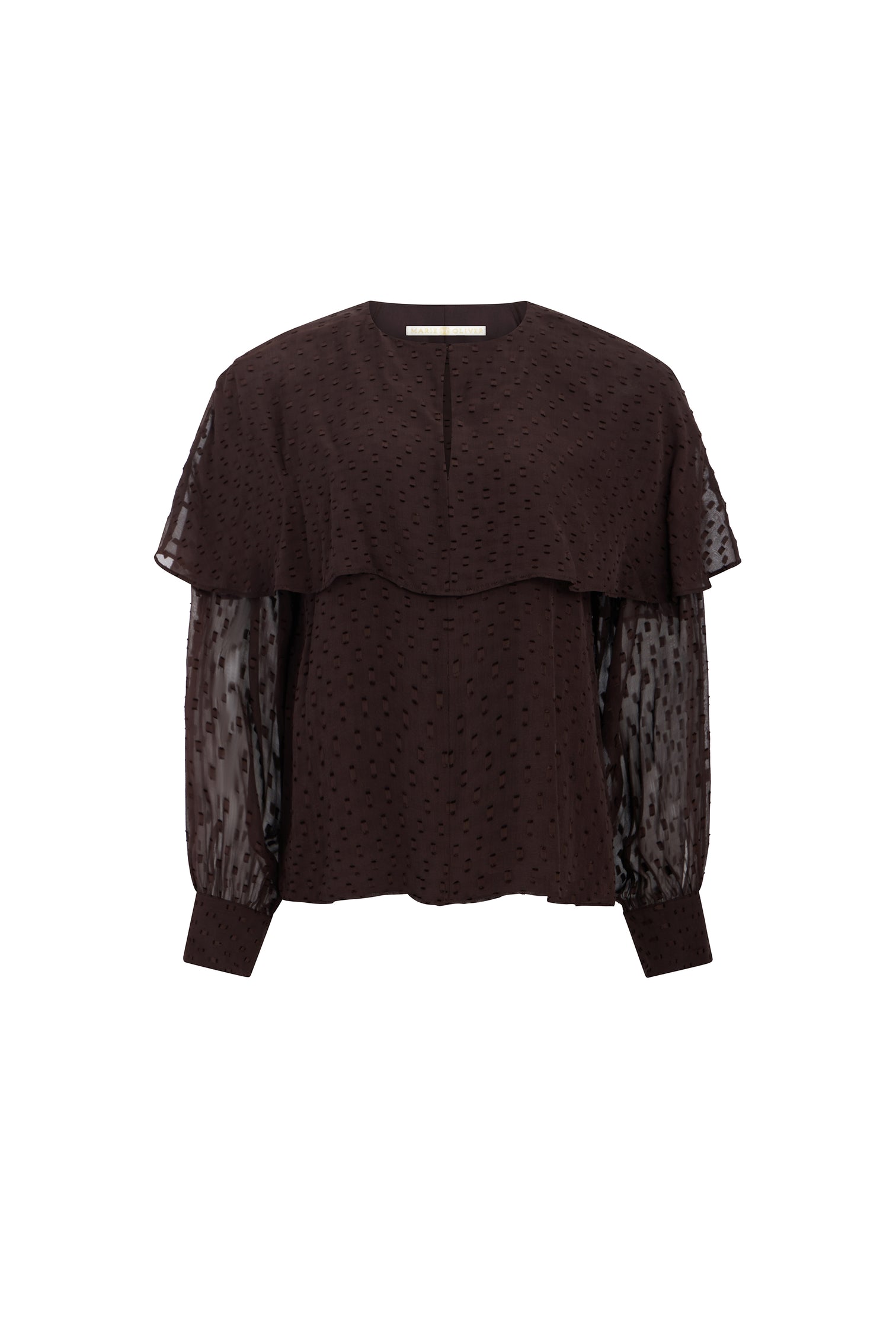 1J15-42-186-marie-oliver-jayne-swiss-dot-silk-cape-blouse-walnut-1