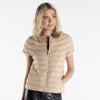 St. Ives Down Puffer Jacket in Camel