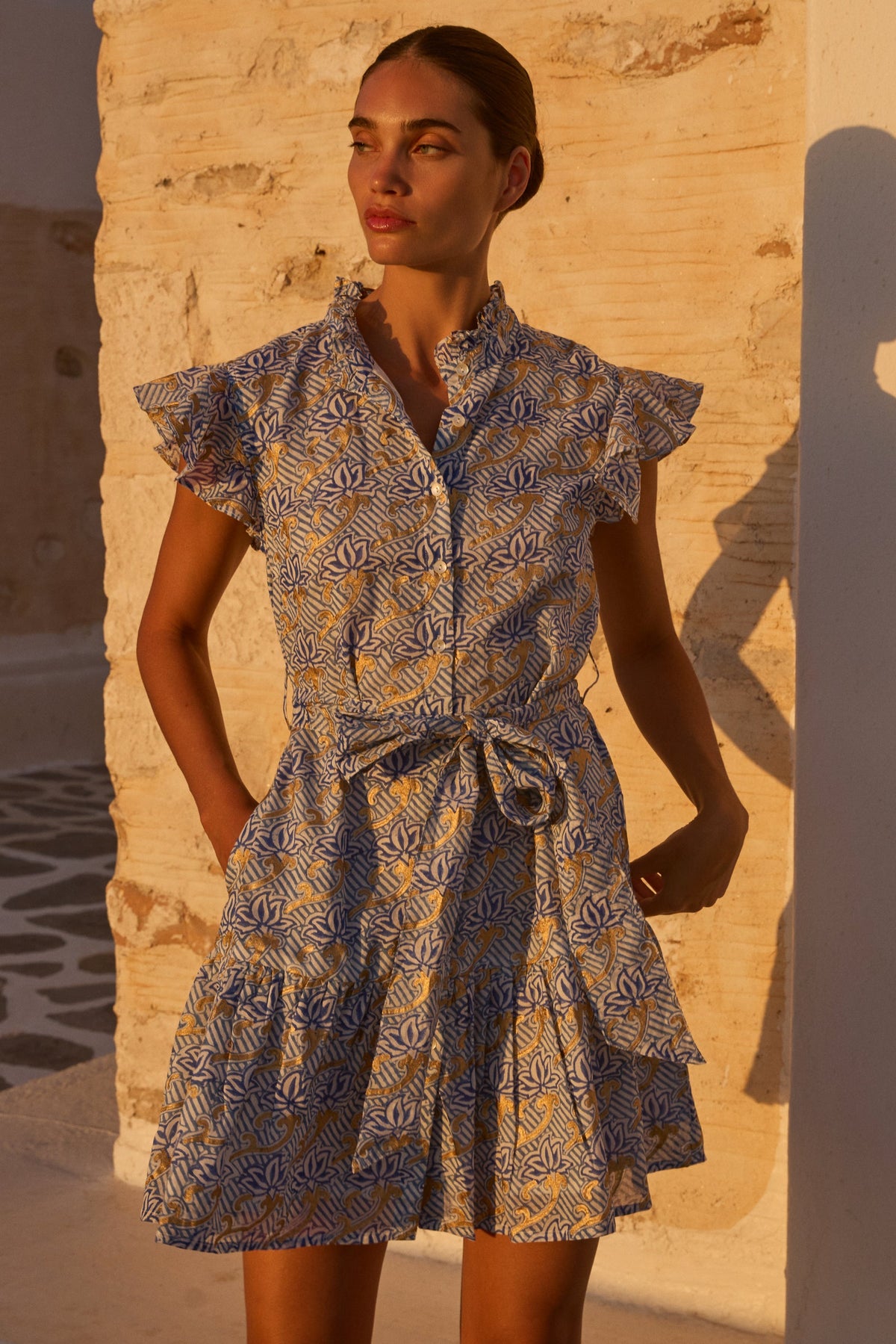 2164M2-oliphant-ruffle-collar-button-mini-dress-in-florence-blue-1