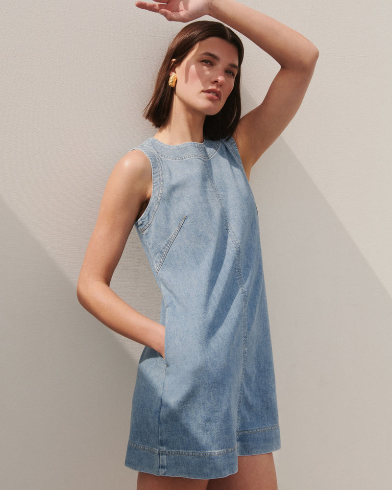 Spanx Denim Tank Dress in Light Denim – Poppy's of Atlanta