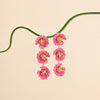Jade Lux Earrings in Hot Pink