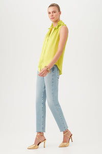 Cinzia Top in Lime