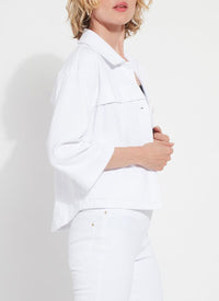 24-3300-M9-lyssé-remi-3/4-sleeve-denim-jacket-in-white-1