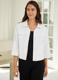 24-3300-M9-lyssé-remi-3/4-sleeve-denim-jacket-in-white-1