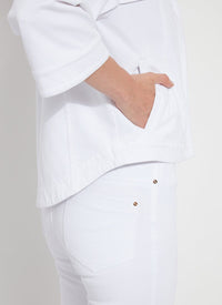 24-3300-M9-lyssé-remi-3/4-sleeve-denim-jacket-in-white-1