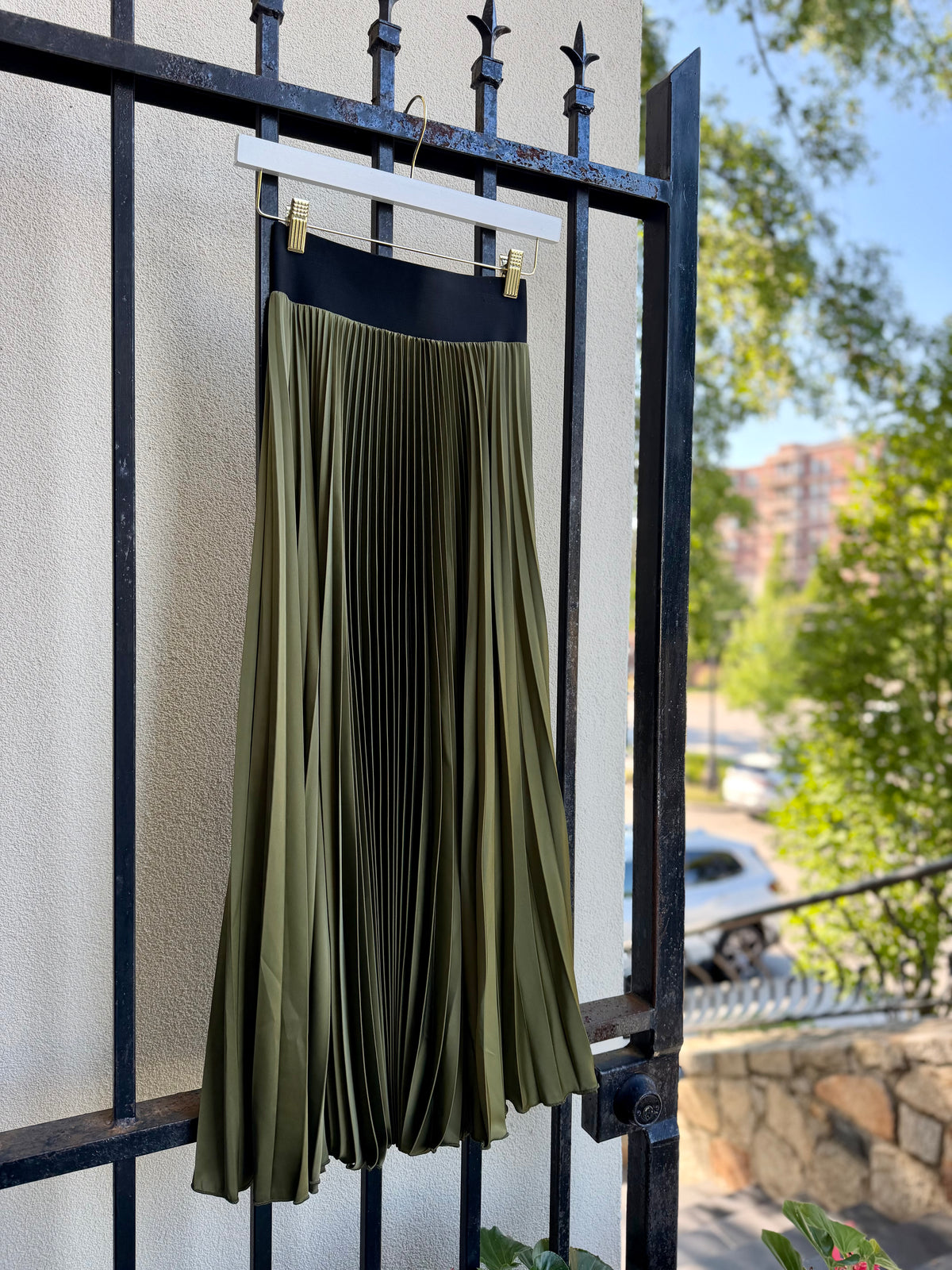 2601-loyd-ford-pleated-midi-satin-skirt-in-olive-1