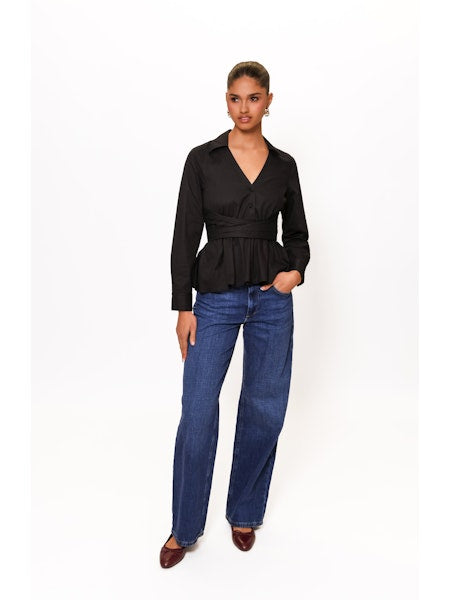 2652-hutch-barber-twist-peplum-long-sleeve-top-black-1