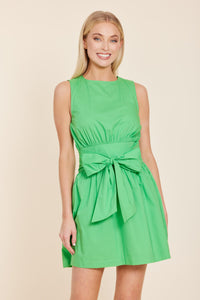 291-dolce-cabo-poplin-sleeveless-belted-dress-green-1