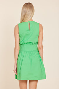 291-dolce-cabo-poplin-sleeveless-belted-dress-green-1