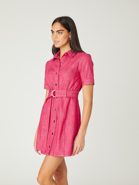Archie Dress in Strawberry Red