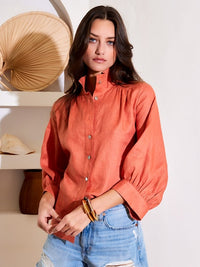Alani Top in Coral