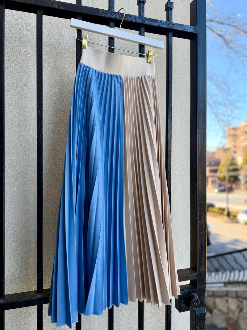 3001-KS-loyd-ford-pleated-2-tone-denim-midi-skirt-in-khaki-sky-blue-1