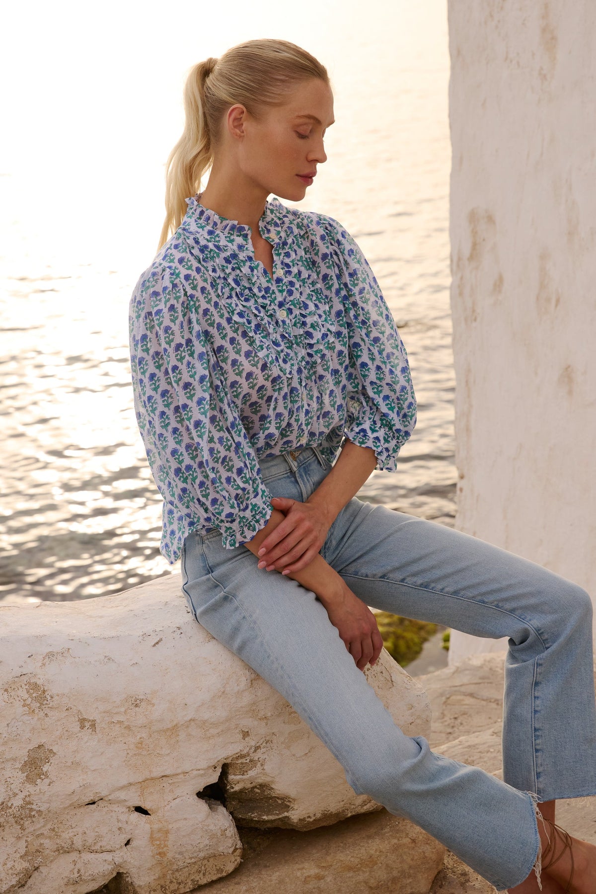 3140M1-oliphant-ruffle-front-button-down-blouse-in-boti-blue-1