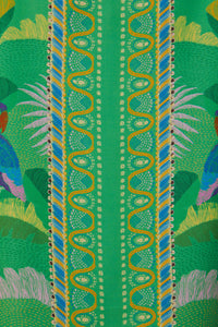 Macaw Scarf Shirt in Green