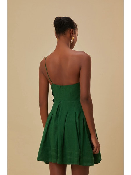 Lea Mini Dress in Green