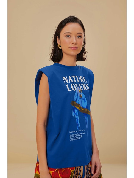 Nature Lovers Tee in Blue