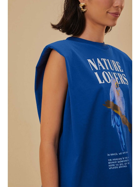Nature Lovers Tee in Blue
